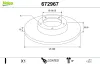 Bremsscheibe Hinterachse VALEO 672967
