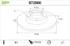 Bremsscheibe Hinterachse VALEO 672980