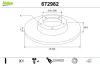 Bremsscheibe Hinterachse VALEO 672982