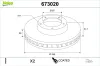 Bremsscheibe Vorderachse VALEO 673020
