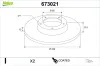 Bremsscheibe Vorderachse VALEO 673021