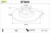 Bremsscheibe VALEO 673024