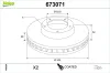 Bremsscheibe Vorderachse VALEO 673071