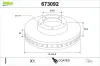 Bremsscheibe Vorderachse VALEO 673092