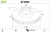 Bremsscheibe Hinterachse links VALEO 673095