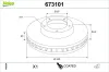 Bremsscheibe Hinterachse VALEO 673101