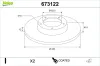 Bremsscheibe Hinterachse VALEO 673122