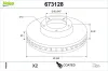 Bremsscheibe Vorderachse VALEO 673128