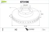 Bremsscheibe Vorderachse VALEO 673196