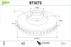 Bremsscheibe Vorderachse VALEO 673272
