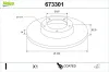 Bremsscheibe Hinterachse VALEO 673301