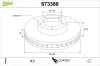 Bremsscheibe Hinterachse VALEO 673388