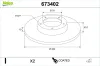 Bremsscheibe Hinterachse VALEO 673402