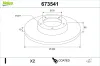 Bremsscheibe Hinterachse VALEO 673541