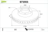 Bremsscheibe Vorderachse VALEO 673553