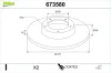 Bremsscheibe Hinterachse VALEO 673580