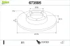 Bremsscheibe Hinterachse VALEO 673595