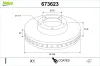 Bremsscheibe Hinterachse VALEO 673623