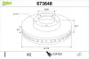 Bremsscheibe Hinterachse VALEO 673648