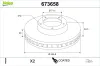 Bremsscheibe Vorderachse VALEO 673658