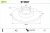 Bremsscheibe Hinterachse VALEO 673697