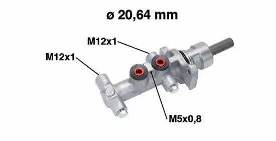 Hauptbremszylinder VALEO 400833 Bild Hauptbremszylinder VALEO 400833