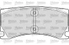 Bremsbelagsatz, Scheibenbremse Vorderachse VALEO 601660
