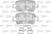 Bremsbelagsatz, Scheibenbremse VALEO 601684