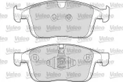 Bremsbelagsatz, Scheibenbremse Vorderachse VALEO 601689