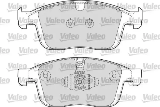 Bremsbelagsatz, Scheibenbremse Vorderachse VALEO 601689 Bild Bremsbelagsatz, Scheibenbremse Vorderachse VALEO 601689