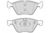 Bremsbelagsatz, Scheibenbremse Vorderachse VALEO 601711