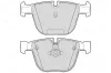Bremsbelagsatz, Scheibenbremse Hinterachse VALEO 601730