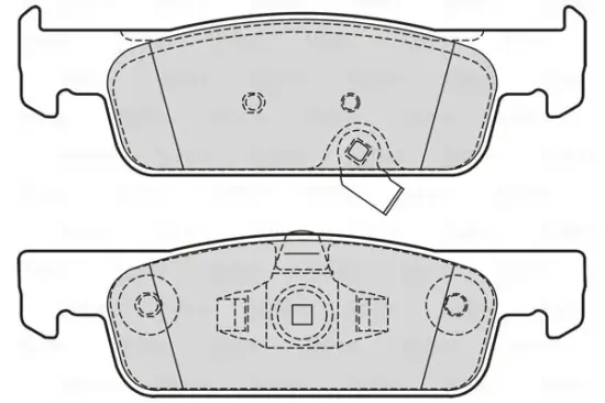 Bremsbelagsatz, Scheibenbremse Vorderachse VALEO 601732 Bild Bremsbelagsatz, Scheibenbremse Vorderachse VALEO 601732