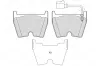 Bremsbelagsatz, Scheibenbremse Vorderachse VALEO 601757