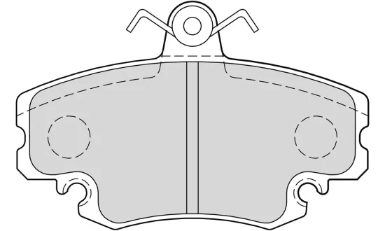 Bremsbelagsatz, Scheibenbremse Vorderachse VALEO 301002 Bild Bremsbelagsatz, Scheibenbremse Vorderachse VALEO 301002