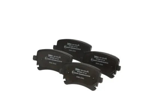 Bremsbelagsatz, Scheibenbremse Hinterachse VALEO 301004A Bild Bremsbelagsatz, Scheibenbremse Hinterachse VALEO 301004A