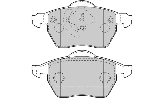 Bremsbelagsatz, Scheibenbremse Vorderachse VALEO 301008 Bild Bremsbelagsatz, Scheibenbremse Vorderachse VALEO 301008