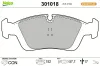 Bremsbelagsatz, Scheibenbremse Vorderachse VALEO 301018