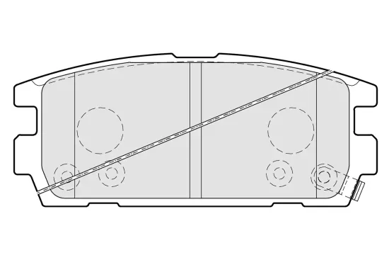 Bremsbelagsatz, Scheibenbremse Hinterachse VALEO 301024 Bild Bremsbelagsatz, Scheibenbremse Hinterachse VALEO 301024