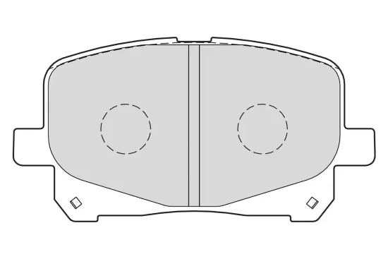 Bremsbelagsatz, Scheibenbremse Vorderachse VALEO 301025 Bild Bremsbelagsatz, Scheibenbremse Vorderachse VALEO 301025