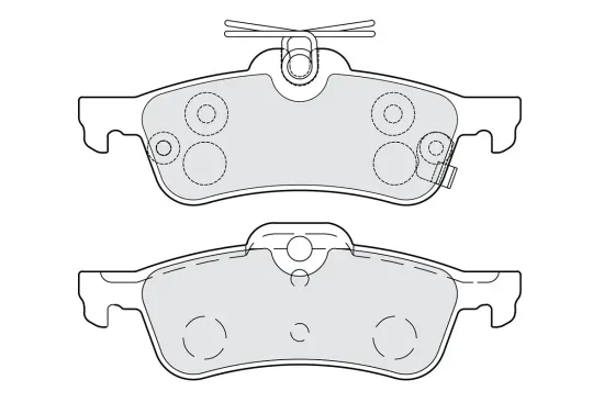 Bremsbelagsatz, Scheibenbremse Hinterachse VALEO 301028 Bild Bremsbelagsatz, Scheibenbremse Hinterachse VALEO 301028