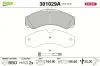 Bremsbelagsatz, Scheibenbremse Vorderachse Hinterachse VALEO 301029A