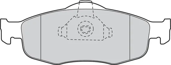 Bremsbelagsatz, Scheibenbremse Vorderachse VALEO 301034 Bild Bremsbelagsatz, Scheibenbremse Vorderachse VALEO 301034