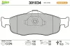 Bremsbelagsatz, Scheibenbremse Vorderachse VALEO 301034 Bild Bremsbelagsatz, Scheibenbremse Vorderachse VALEO 301034