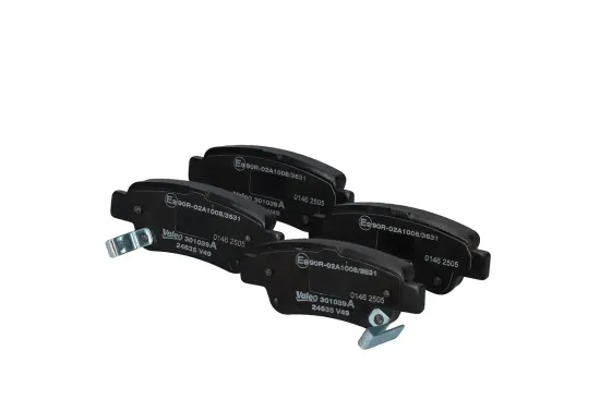 Bremsbelagsatz, Scheibenbremse Hinterachse VALEO 301039A Bild Bremsbelagsatz, Scheibenbremse Hinterachse VALEO 301039A