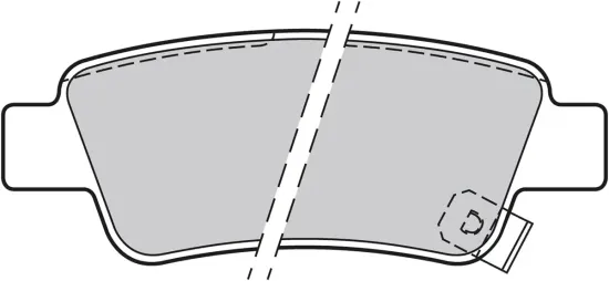 Bremsbelagsatz, Scheibenbremse Hinterachse VALEO 301039 Bild Bremsbelagsatz, Scheibenbremse Hinterachse VALEO 301039