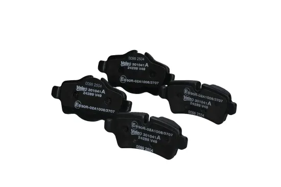 Bremsbelagsatz, Scheibenbremse Hinterachse VALEO 301041A Bild Bremsbelagsatz, Scheibenbremse Hinterachse VALEO 301041A