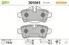 Bremsbelagsatz, Scheibenbremse Hinterachse VALEO 301041