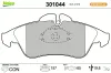 Bremsbelagsatz, Scheibenbremse Vorderachse VALEO 301044 Bild Bremsbelagsatz, Scheibenbremse Vorderachse VALEO 301044