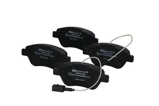 Bremsbelagsatz, Scheibenbremse Vorderachse VALEO 301051A Bild Bremsbelagsatz, Scheibenbremse Vorderachse VALEO 301051A